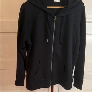 Maurices Charcoal knit xl zip hoodie